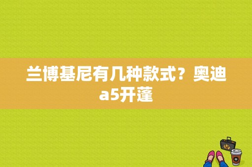 兰博基尼有几种款式？奥迪a5开蓬