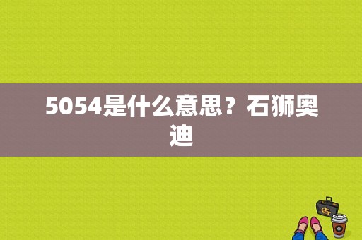 5054是什么意思？石狮奥迪