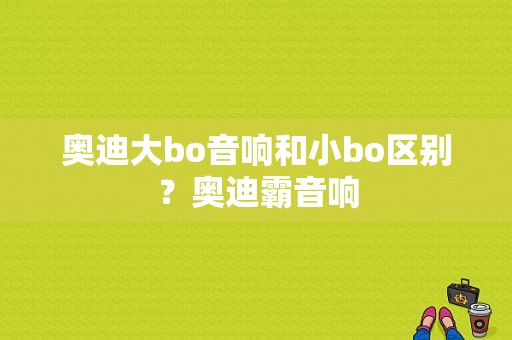 奥迪大bo音响和小bo区别？奥迪霸音响-图1