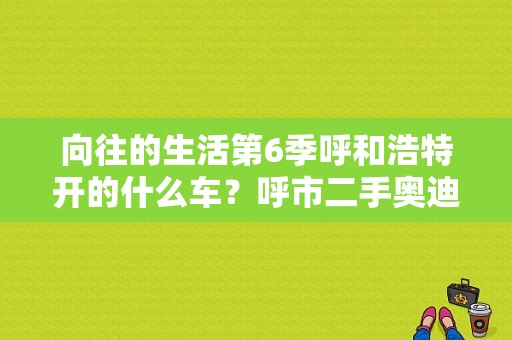 向往的生活第6季呼和浩特开的什么车？呼市二手奥迪-图1