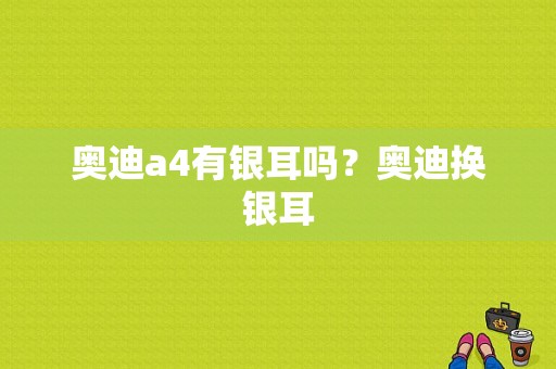 奥迪a4有银耳吗？奥迪换银耳