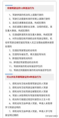 什么情况下会吊销驾照（什么情况下会吊销驾照重新考试）