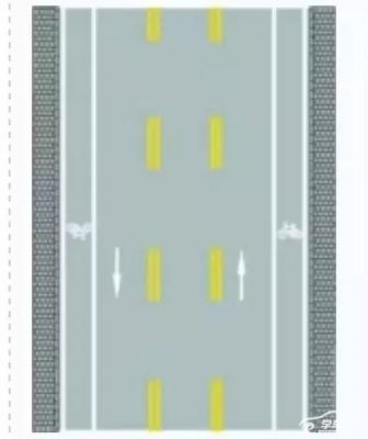 路中两条双黄虚线是什么标线（路中两条双黄虚线表示）-图3